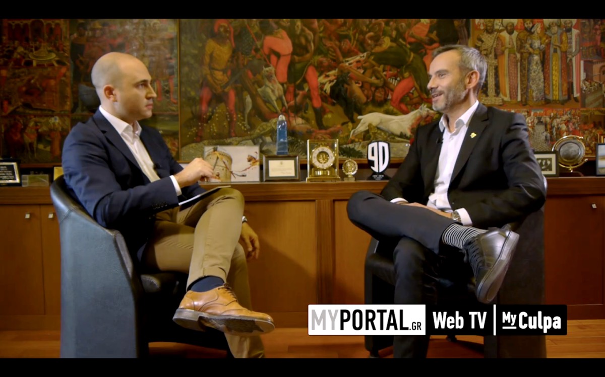 Τηλεοπτική συνέντευξη με τον Κωνσταντίνο Μπογδάνο